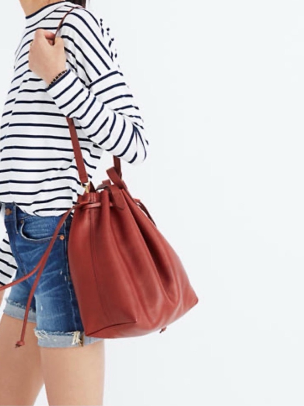 Madewell drawstring tote